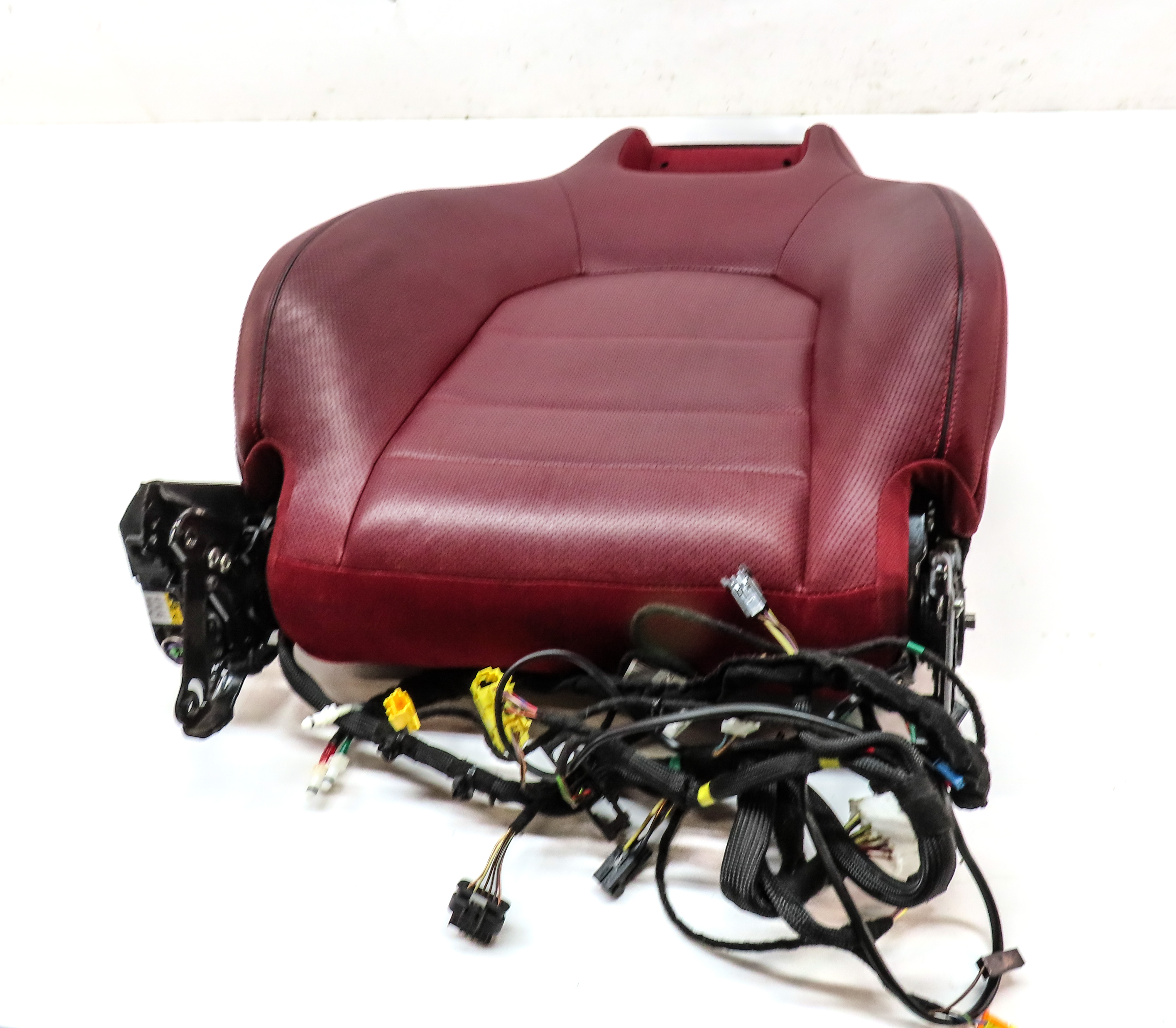2014 MERCEDES E350 COUPE C207 RIGHT PASSENGER UPPER TOP HEATED SEAT CUSHION RED — exact item pictured
